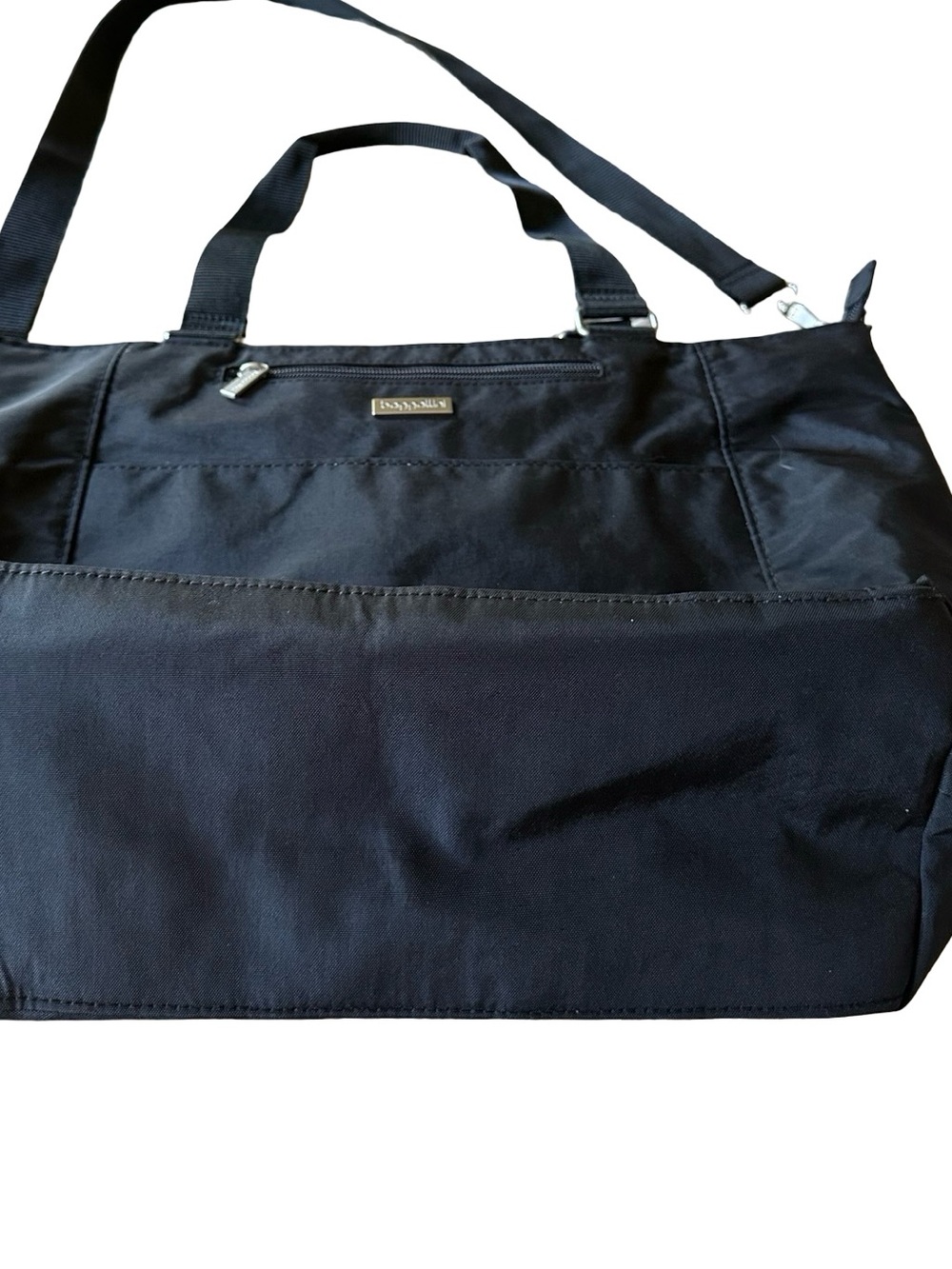Baggallini Boulevard Laptop Tote Back Shoulder Strap Black - Picture 4 of 8